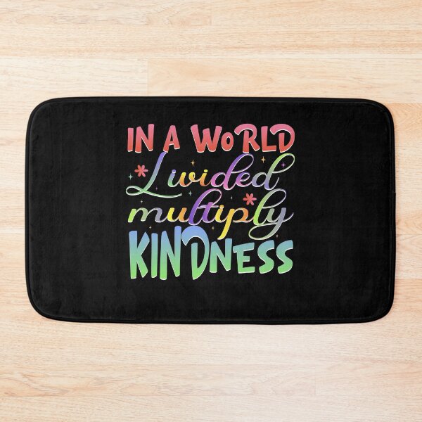 Item preview, Multiply Kindness Positive Message Rainbow Gradient Typography Design designed and sold by Nocturnal-Vines.