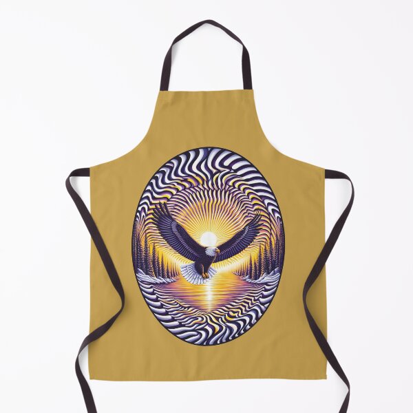 Item preview, Bald Eagle Over Snowy Alaskan Winter Scenery designed and sold by AlchemyColor.