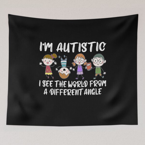 Item preview, Funny Autistic Kids See World Different Angle Awareness Design designed and sold by Nocturnal-Vines.