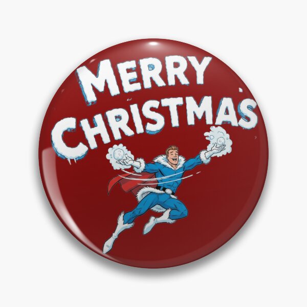 Item preview, Super-Guy Frost Punch | Christmas Superhero Art designed and sold by UniqueArtsOnly.
