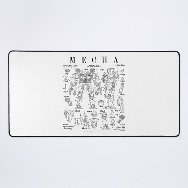 Item preview, Mecha Mech Robot Vintage Patent Funny Science Fiction designed and sold by GrandeDuc.