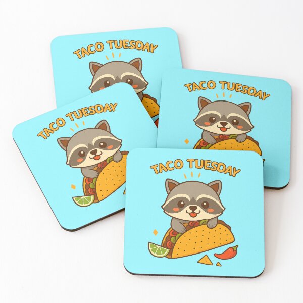 Item preview, Raccoon Taco Tuesday Yumm designed and sold by SpacedOutRITZ.
