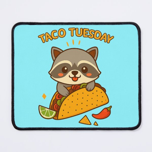 Item preview, Raccoon Taco Tuesday Yumm designed and sold by SpacedOutRITZ.