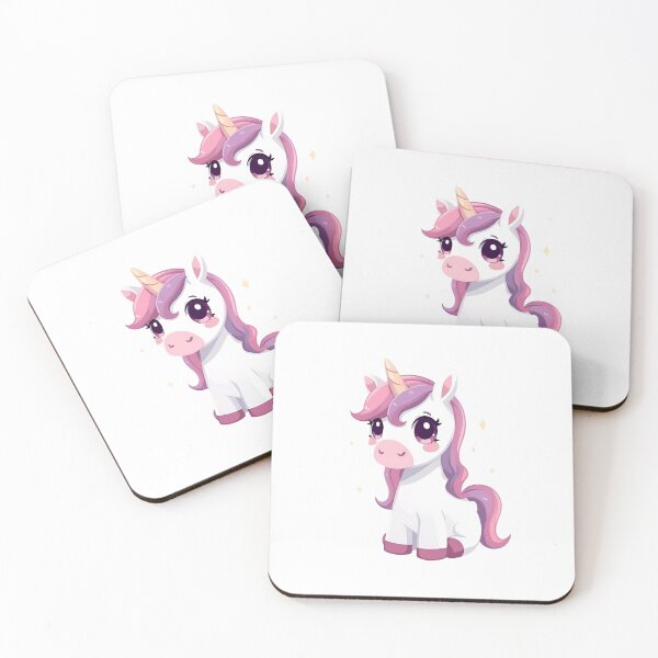 Item preview, Cute Unicorn Illustration – Magical Kawaii Style Art designed and sold by SNVCreation.
