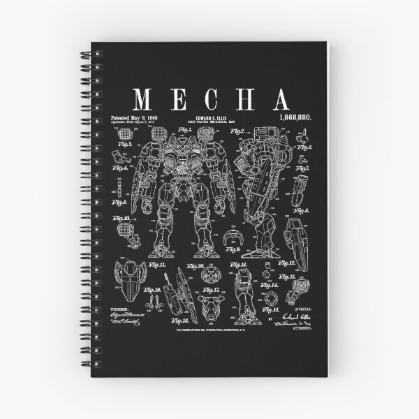 Item preview, Mecha Mech Robot Vintage Patent Funny Science Fiction designed and sold by GrandeDuc.