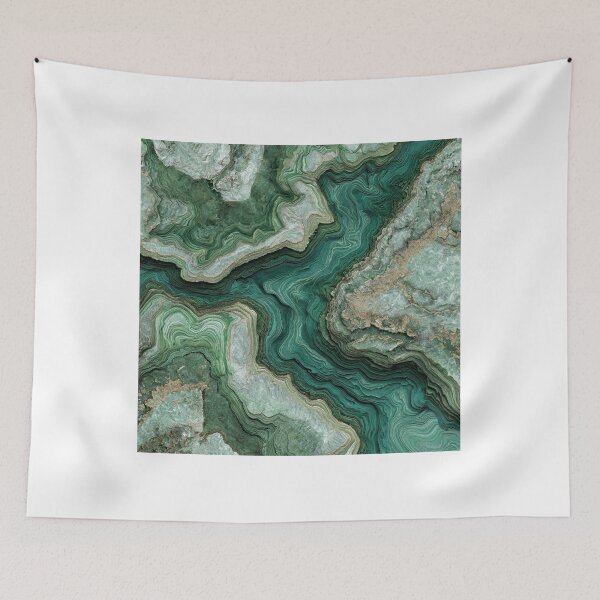 Item preview, Natural beauty green river marble pattern designed and sold by SmileshareShop.