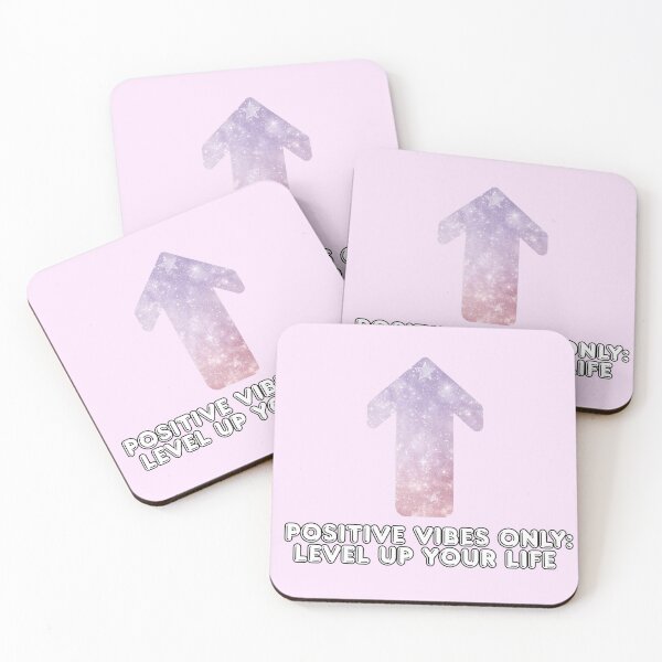 Item preview, Positive Vibes Only: Level Up Your Life designed and sold by danaszczepan.