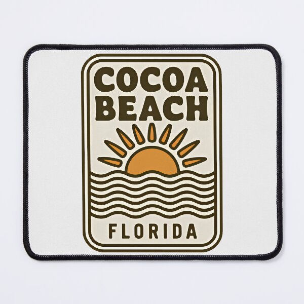 Item preview, Cocoa Beach Florida - Sign designed and sold by TheOldMittenIllustrated.