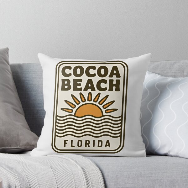 Artikelvorschau, Cocoa Beach, Florida – Schild entworfen und verkauft von TheOldMittenIllustrated.