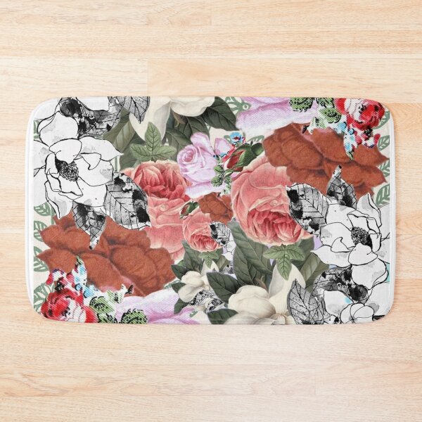 Item preview, Black Pink Rose Hodge Podge Digital Collage designed and sold by Licorice Moon.