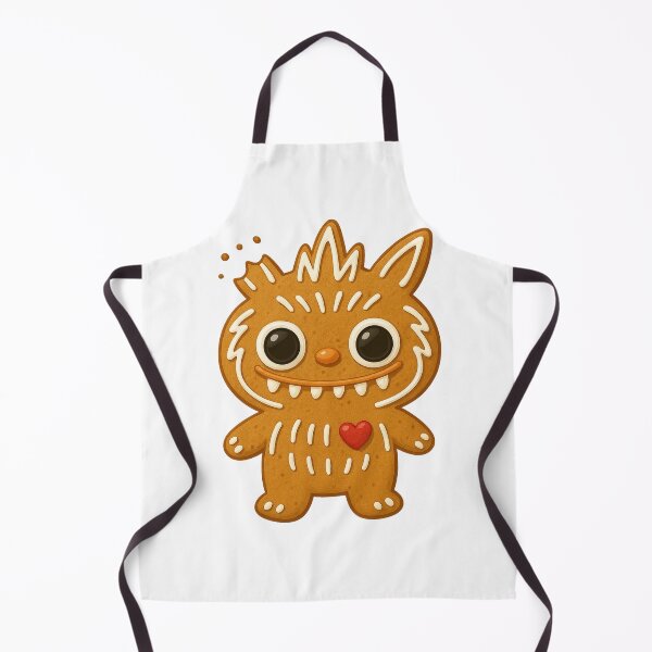 Item preview, Cute Gingerbread Monster – Kawaii Christmas Cookie Art designed and sold by chriswils.