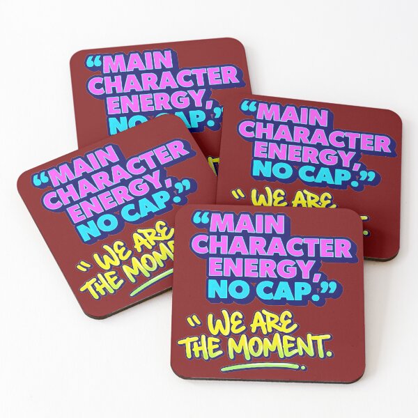 Item preview, Main Character Energy – No Cap designed and sold by ABHIXNY.