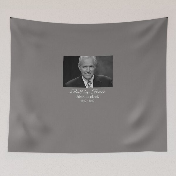 Item preview, MUSIC-RETRO-RIP-BIGGEST-EVER-ALEX-TREBEK-HOLZHAUER-JEOPARDY-GRAPHIC-FOR-FAN designed and sold by KaylebHarde.