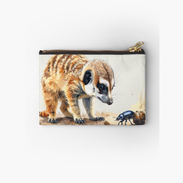 Item preview, Desert lovers, meerkats observe dung beetles designed and sold by LiskoDesign.