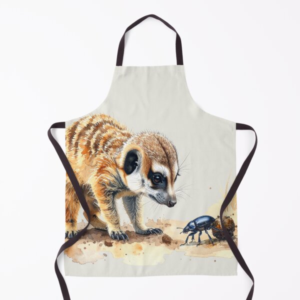 Item preview, Desert lovers, meerkats observe dung beetles designed and sold by LiskoDesign.