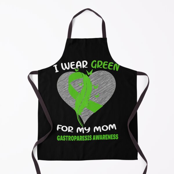 Item preview, Green Ribbon Gastroparesis Awareness Feather Mom Support Design designed and sold by Nocturnal-Vines.