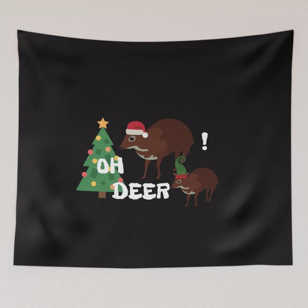 Item preview, Mouse Deer/Chevrotain - Christmas ''OH DEER!'' For Everyone Who Loves Mouse Deer/Chevrotain designed and sold by artdesignermp.