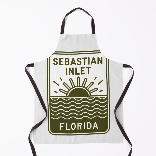 Item preview, Sebastian Inlet Beach Florida - Sign designed and sold by TheOldMittenIllustrated.