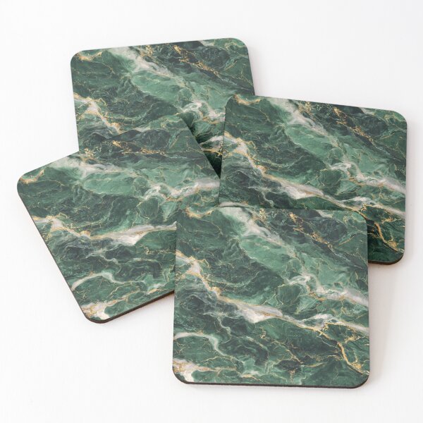 Item preview, Beauty green and golden marble pattern designed and sold by SmileshareShop.