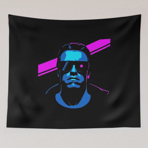 Item preview, Cyber Vision – Portrait Neon Synthwave designed and sold by Wawan35200.