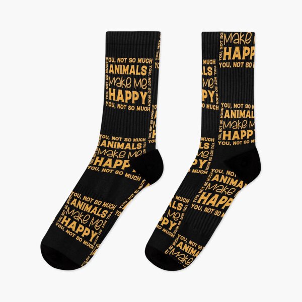 Item preview, Animals Make Me Happy Humans Make My Head Hurt – Funny Quote designed and sold by karibov.