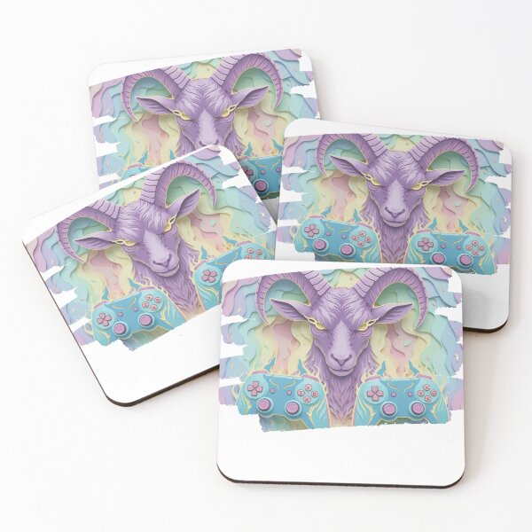 Item preview, Papercraft Goat Gaming Art designed and sold by LoganDzign.