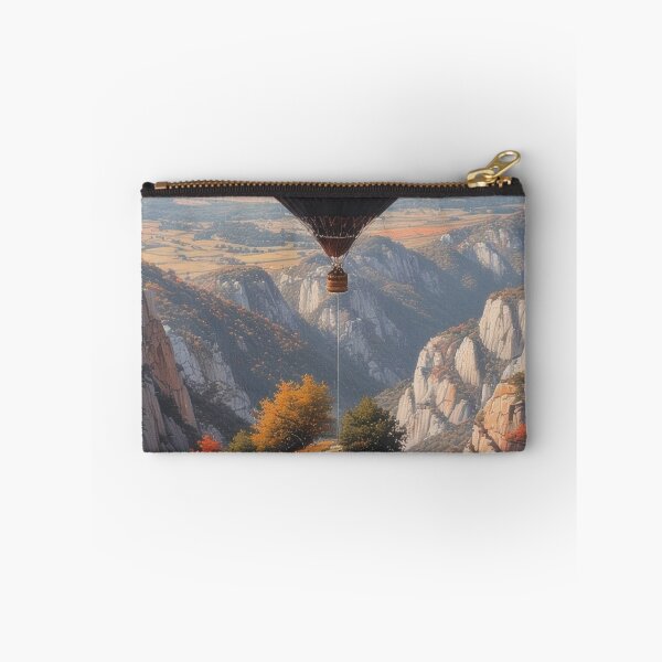 Item preview, Black balloon over picturesque mountain landscape designed and sold by Mianku | Für das Leben.