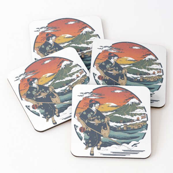 Item preview, Fiju Samurai – Japanese vintage illustration designed and sold by DesignGBA.