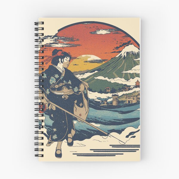 Item preview, Fiju Samurai – Japanese vintage illustration designed and sold by DesignGBA.