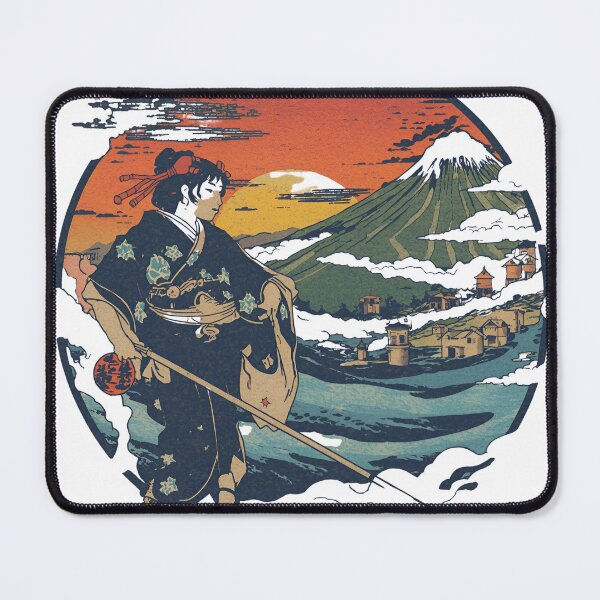 Item preview, Fiju Samurai – Japanese vintage illustration designed and sold by DesignGBA.