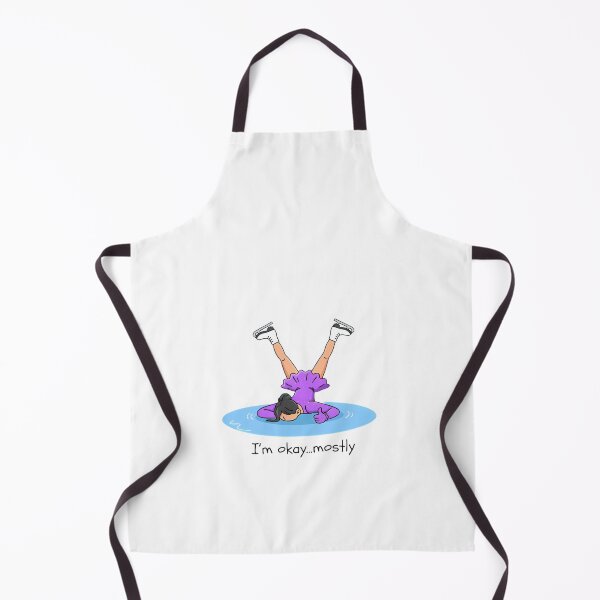 Item preview, Figure Skating Fail - I'm Okay Cartoon designed and sold by Hooi-Boon-Sin.