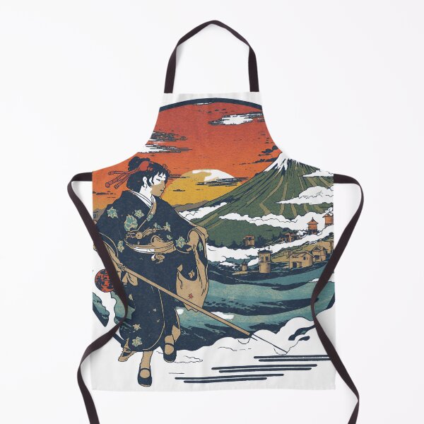 Item preview, Fiju Samurai – Japanese vintage illustration designed and sold by DesignGBA.