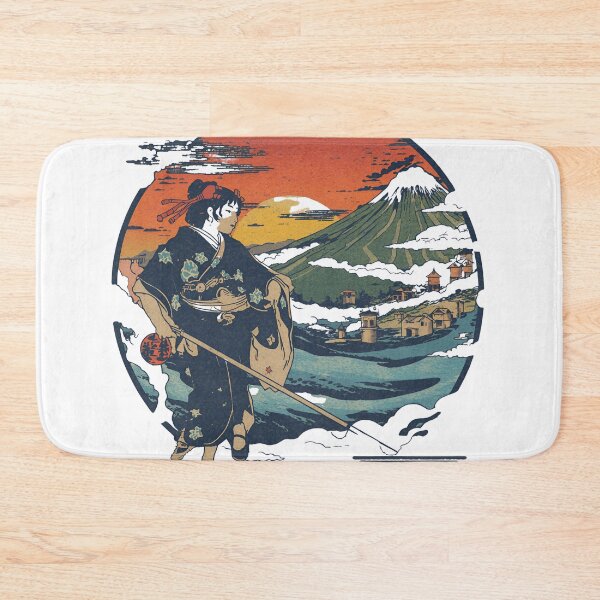 Item preview, Fiju Samurai – Japanese vintage illustration designed and sold by DesignGBA.