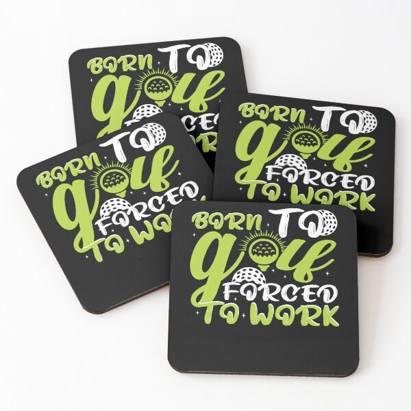 Item preview, Born To Golf Forced To Work Funny Golfer Quote Design designed and sold by Nocturnal-Vines.