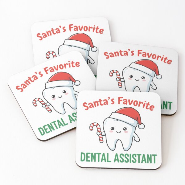 Item preview, Santa's Favorite Dental Assistant - Cute Christmas Tooth Squad Gift designed and sold by Best-shirt ⭐⭐⭐⭐⭐.