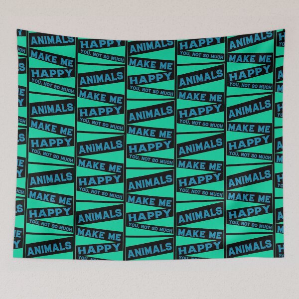 Item preview, Animals Make Me Happy Humans Make My Head Hurt – Funny Quote designed and sold by karibov.