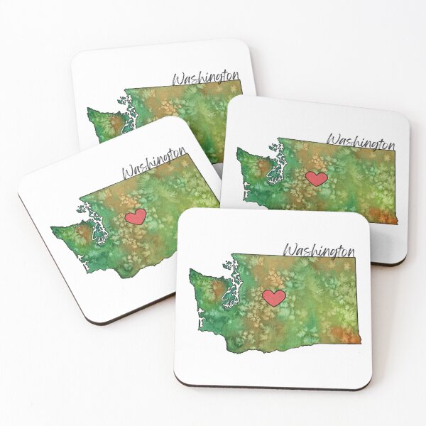 Item preview, I Heart Washington designed and sold by Nugget Studio Arts.