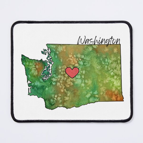 Item preview, I Heart Washington designed and sold by Nugget Studio Arts.