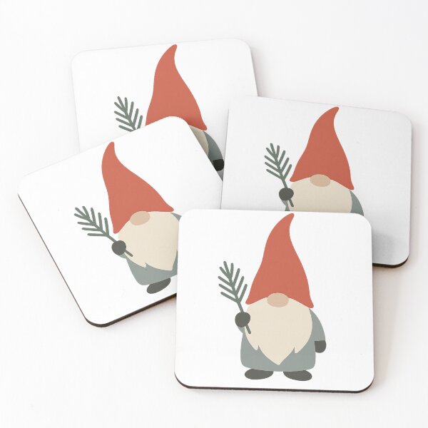 Item preview, Minimal Christmas Gnome with Pine - Cute Scandi Holiday Gnome designed and sold by PunchDrop.