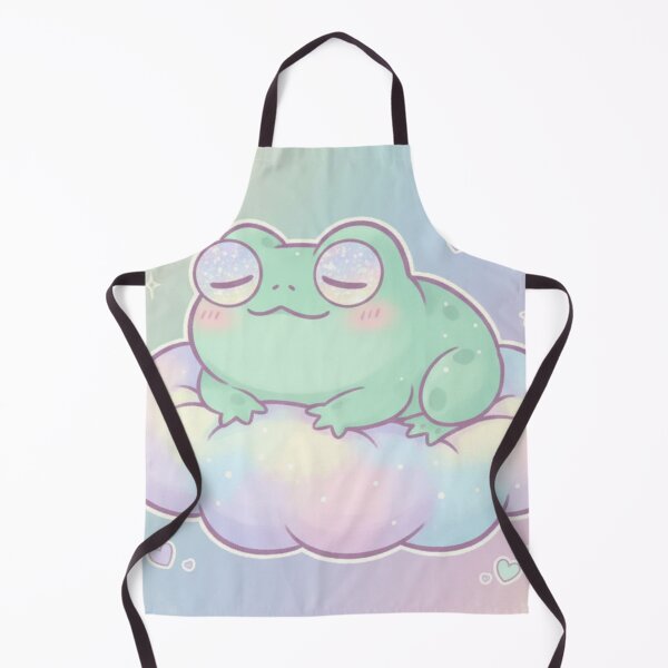 Item preview, Koko Frog Dreaming | Pastel Mint Frog Digital Art | Sleeping Kawaii Chibi Character | KokoNPudding Original designed and sold by KokoNPudding.