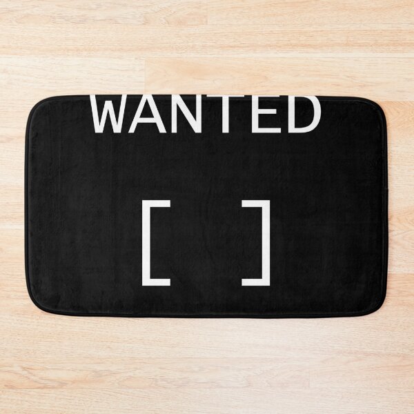 Item preview, WANTED [] | Missing Brackets — Dev Humor by Code 6 Coffee designed and sold by Code6Coffee.