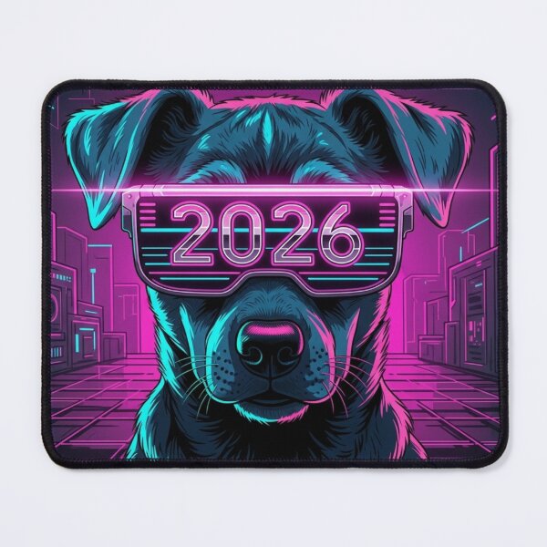 Item preview, Pup with Laser Glasses 2026 designed and sold by PetJoyPrintsCO.