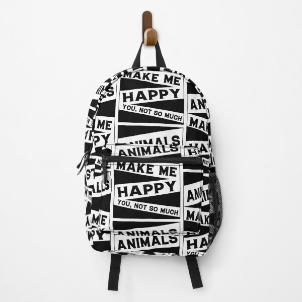 Item preview, Animals Make Me Happy Humans Make My Head Hurt Sarcastic Quote Funny Humor Gift Idea for Pet Lovers designed and sold by karibov.