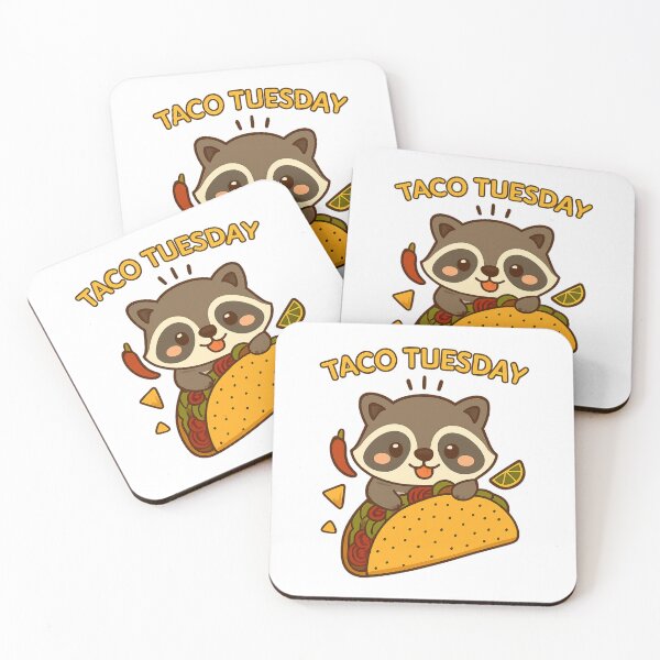 Item preview, Taco Tuesday Raccoon spicy designed and sold by SpacedOutRITZ.