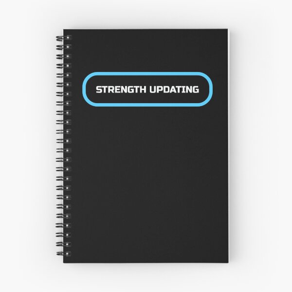 Item preview, Strength Updating | Fitness Motivation Minimal Design designed and sold by TalkTee Me.