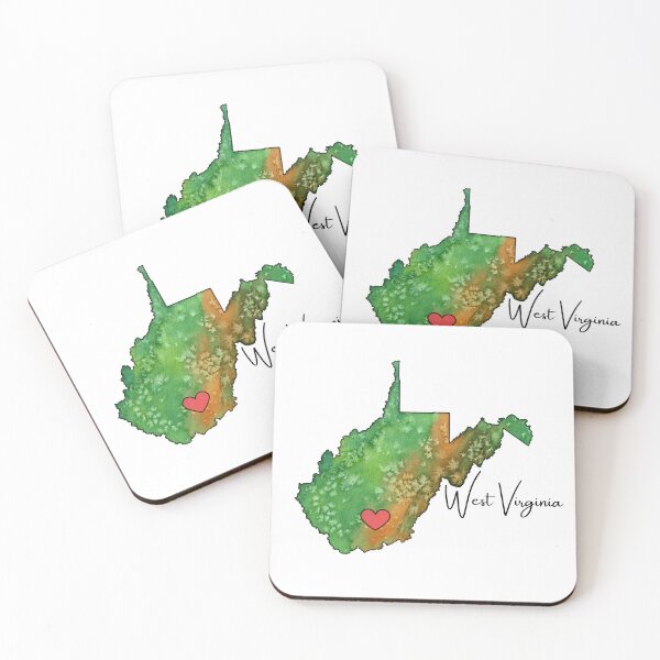 Item preview, I Heart West Virginia designed and sold by Nugget Studio Arts.