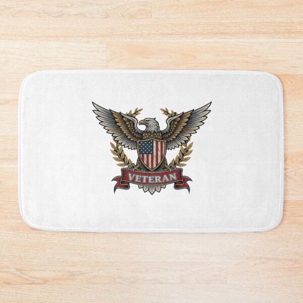 Item preview, Veteran Eagle Vintage Patriotic Military Honor Emblem designed and sold by chattsuede.