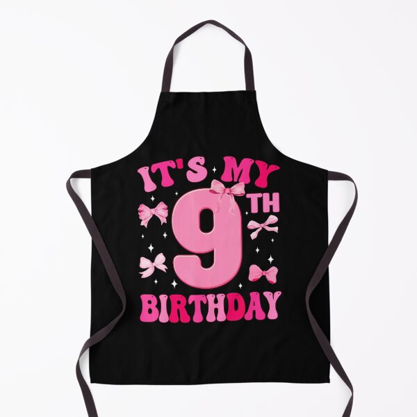 Item preview, It'S My 9Th Birthday Girl Coquette Bow 9 Year Old Party Girl designed and sold by TysonLangosh.