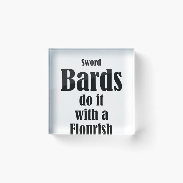 Item preview, Bards Do It - Sword - Black designed and sold by EchoTheBard.