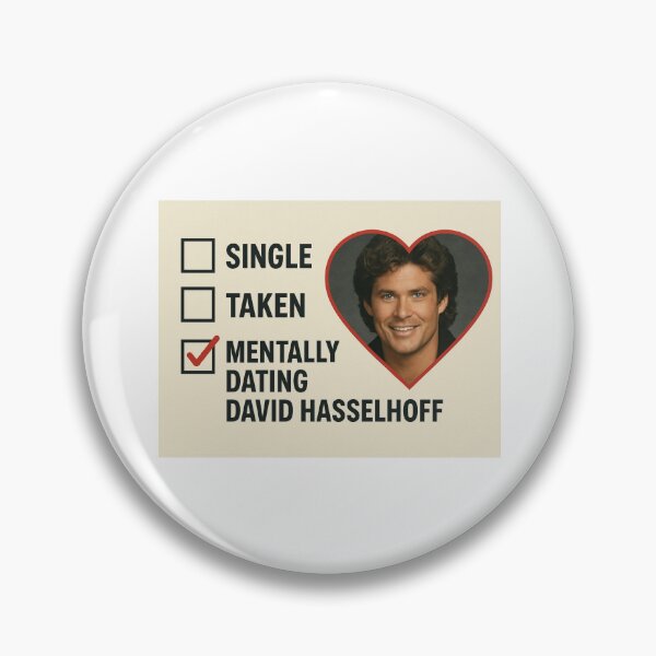Item preview, David hasselhoff - Mentally dating christmas birthday boyfriend meme funny prank designed and sold by CheeseBlueprint.